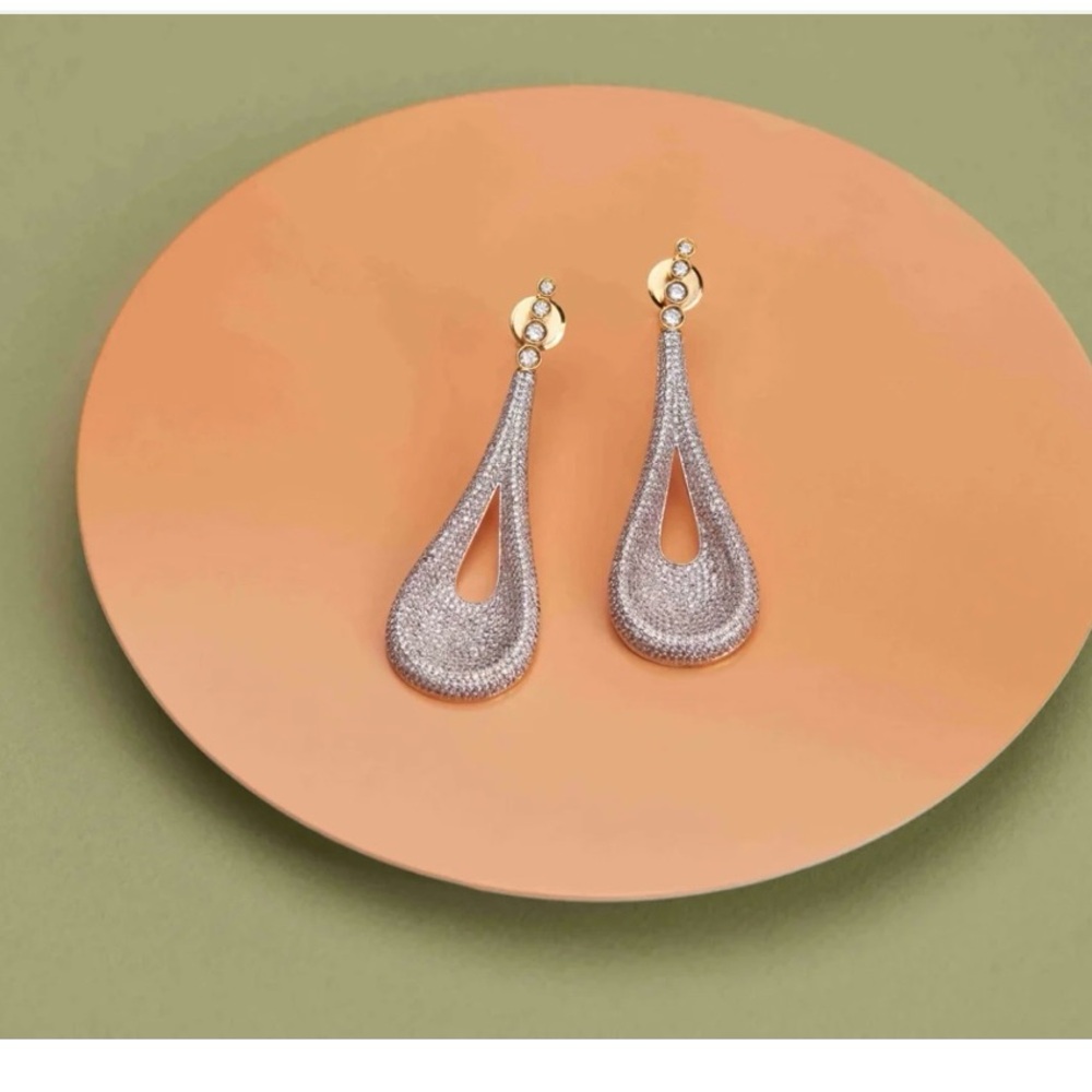 Modern Silver Geometric Earrings